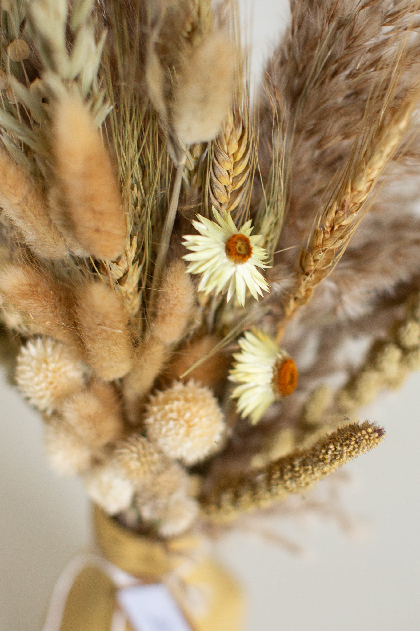 Dried posy in Vintage Jar