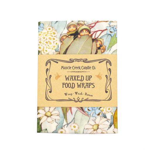 Beeswax Wrap - May Gibbs - Gumleaf Babies (Individual)