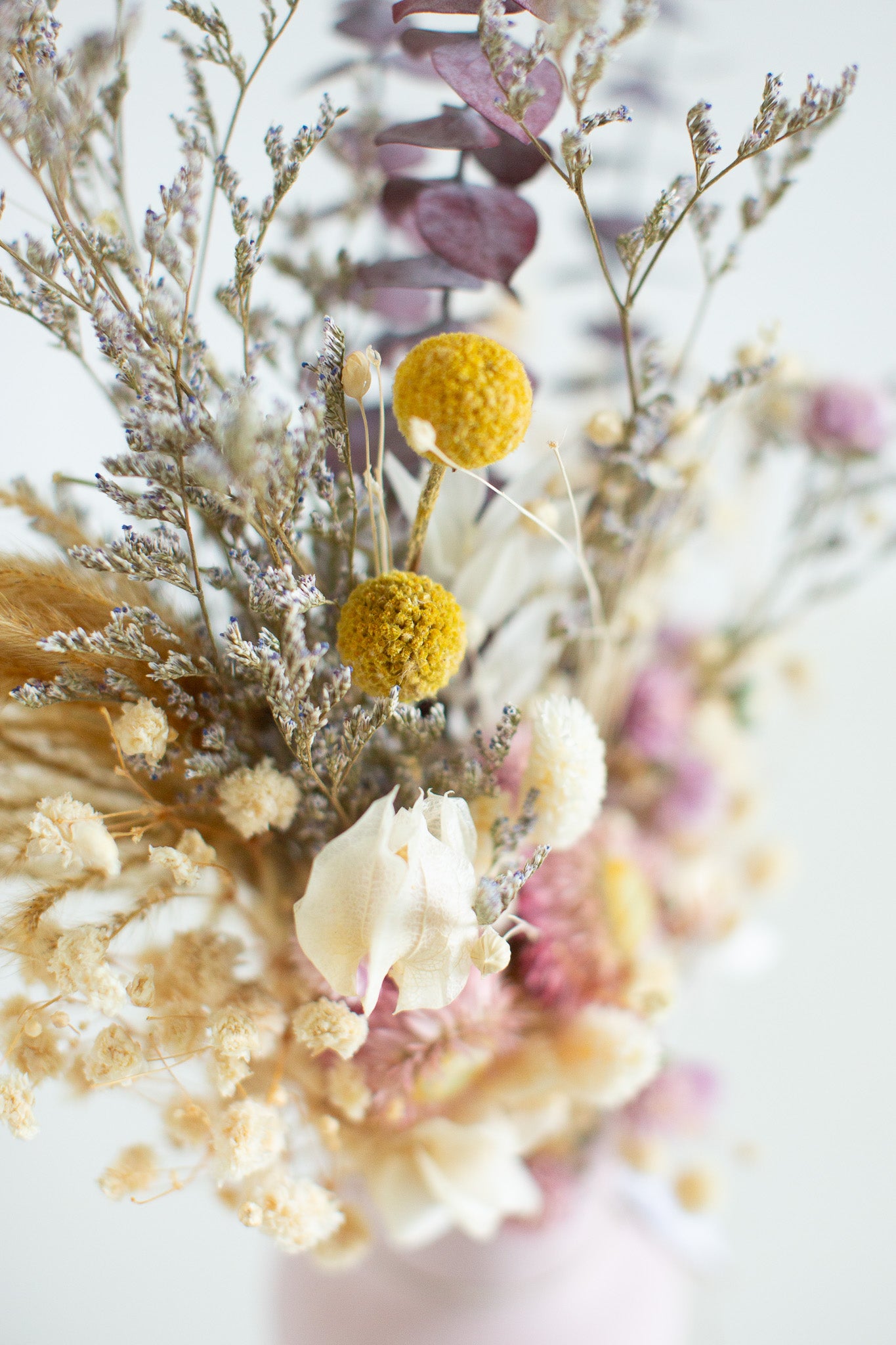 Dried posy in Vintage Jar
